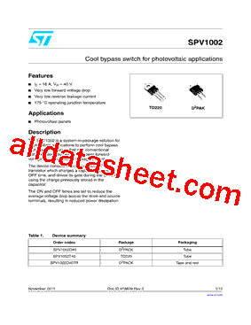 SPV1002D40TR型号图片