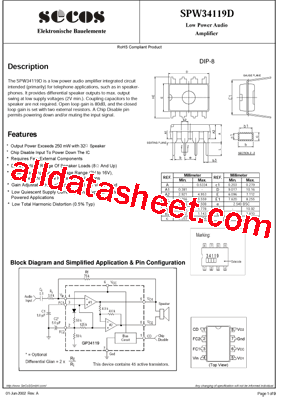 SPW34119D型号图片