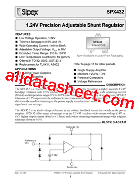 SPX432S型号图片