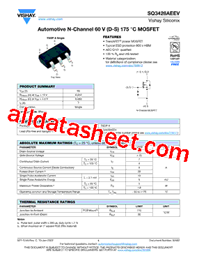 SQ3426AEEV型号图片