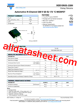 SQD10N30-330H_V01型号图片