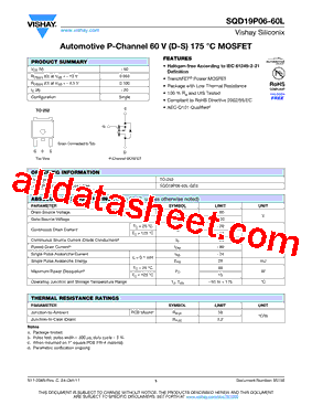 SQD19P06-60L_V01型号图片