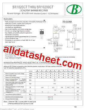 SR1030CT-10A-TO-220AB型号图片