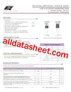 SR16100L-TO-220AB型号图片
