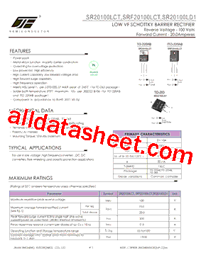 SR20100LCT型号图片
