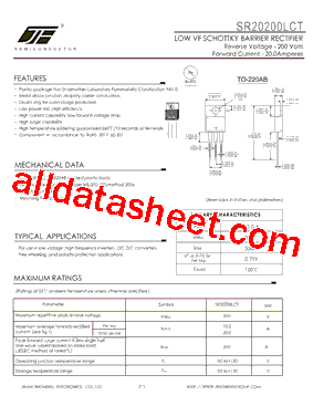 SR20200LCT型号图片