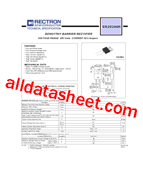 SR20200R型号图片