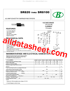 SR880-8A-TO-220AC型号图片