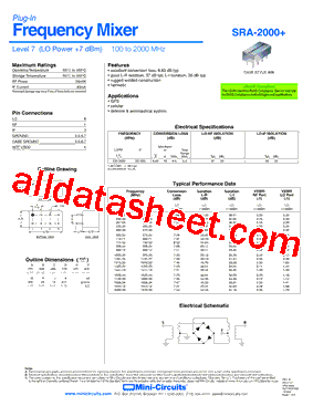 SRA-2000+型号图片