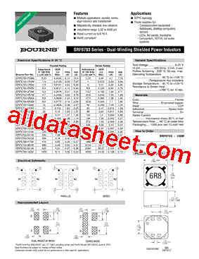 SRF0703-681M型号图片