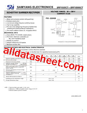 SRF10A0CT型号图片