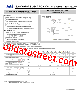 SRF8200CT型号图片