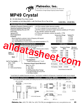 SRMP49DG-13-70.0M-IN型号图片