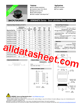 SRN5040TA-100M型号图片