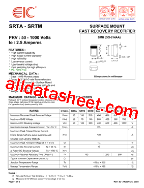 SRTA_05型号图片