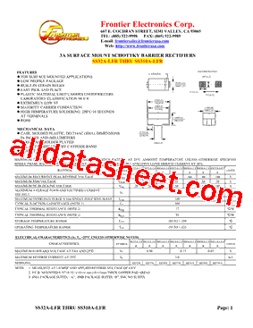 SS33A-LFR型号图片