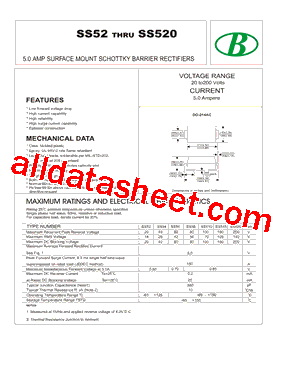 SS510-100V-DO-214AC型号图片