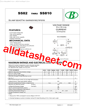 SS88-8A-80V-DO-214AB型号图片