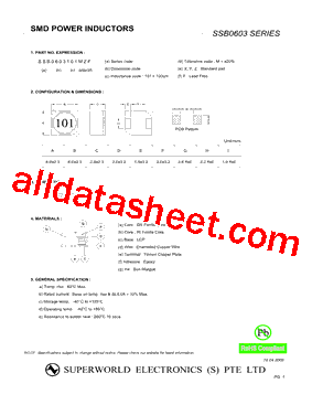 SSB0603型号图片