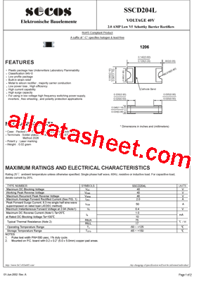 SSCD204L型号图片