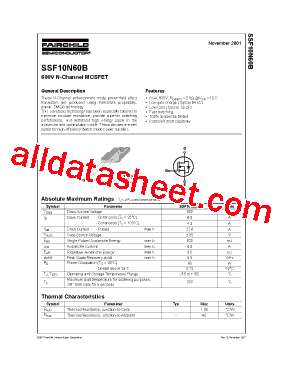 SSF10N60B型号图片