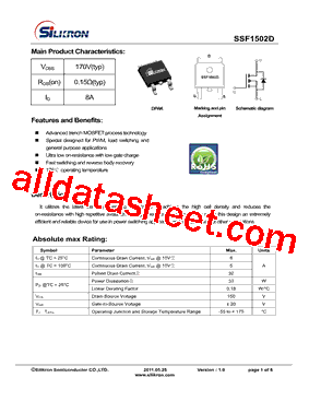 SSF1502D型号图片
