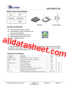 SSFT3904J7-HF型号图片