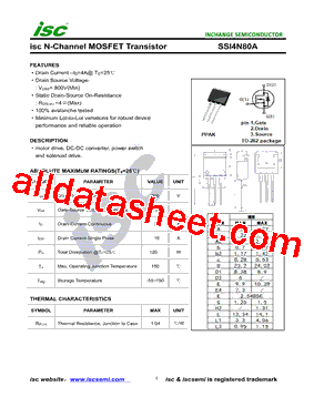 SSI4N80A型号图片