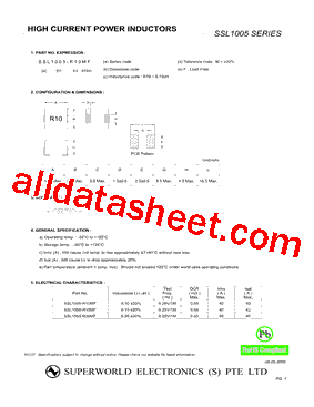 SSL1005-R10MF型号图片