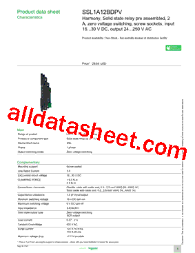 SSL1A12BDPV型号图片