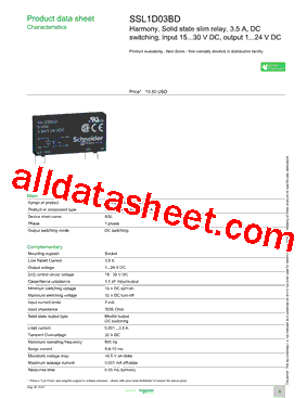 SSL1D03BD型号图片