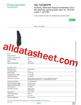SSL1D03BDPR型号图片