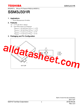 SSM3J331R_V01型号图片