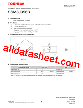 SSM3J356R型号图片