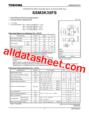 SSM3K35FS型号图片