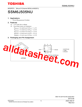 SSM6J505NU_V01型号图片