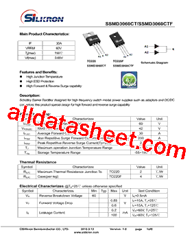 SSMD3060CTF型号图片