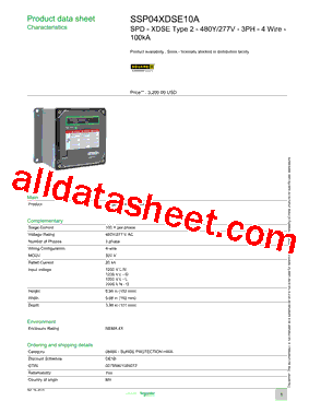 SSP04XDSE10A型号图片