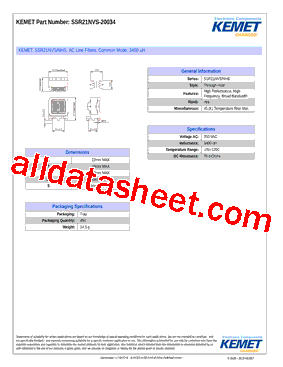 SSR21NVS-20034型号图片