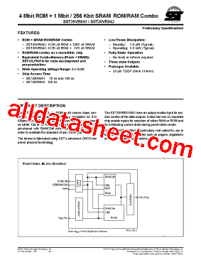 SST30VR043-70-C-WH型号图片