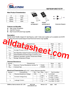 SSTS30120CTF型号图片
