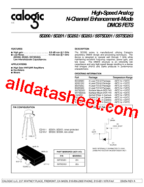 SSTSD201型号图片