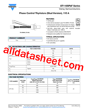 ST110S12P1VLPBF型号图片