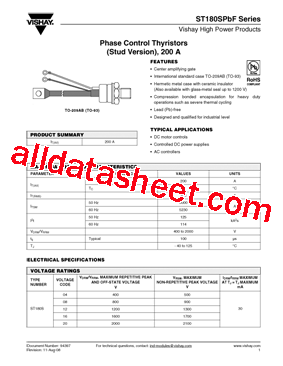 ST180S20P1VPBF型号图片