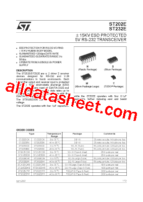 ST232ECN型号图片