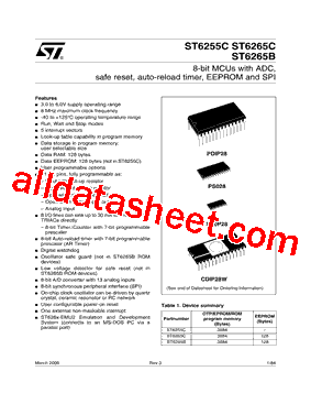 ST62T55CB3型号图片