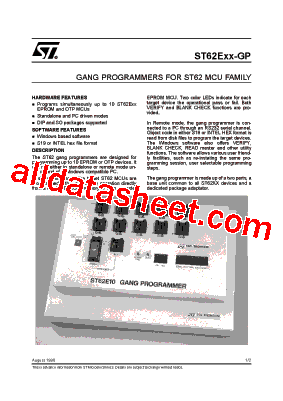 ST62T60B型号图片