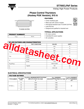 ST700C20L0LPBF型号图片