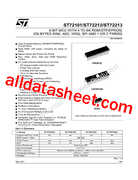 ST72101G1M1型号图片