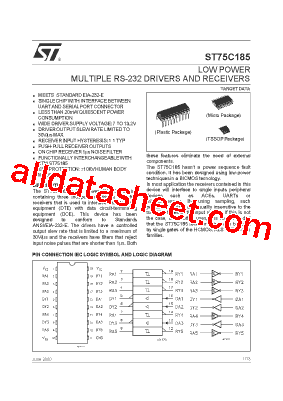 ST75C185型号图片